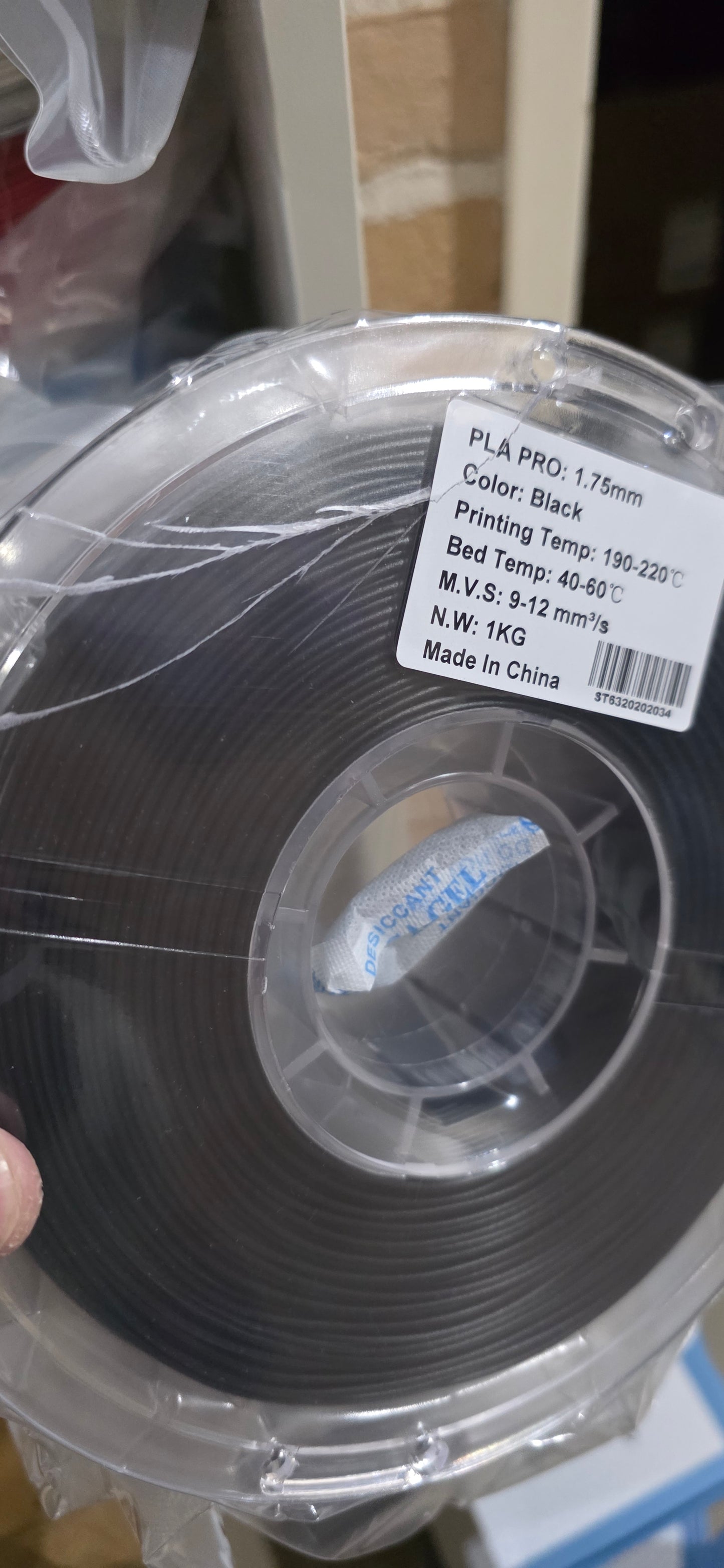 PLA Pro Black (Broken Spool)