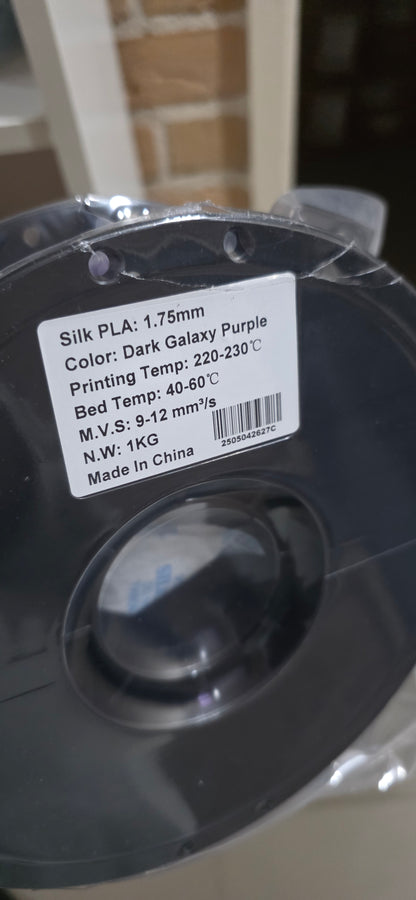 PLA Silk Dark Galaxy Purple (Broken Spool)