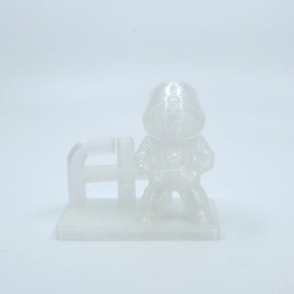 Transparent PLA filament for 3D printing model creation. Australia