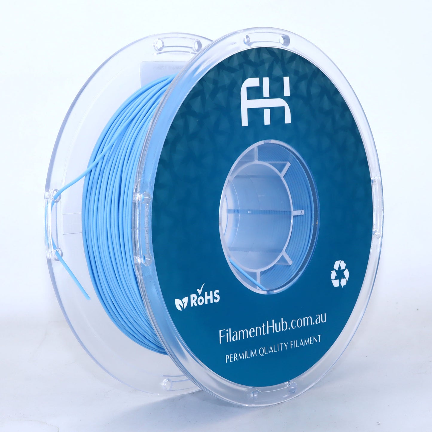 FilamentHub ShoeFlex 9075A Lake Blue 1.75mm 3D Printer Filament Spool Australia