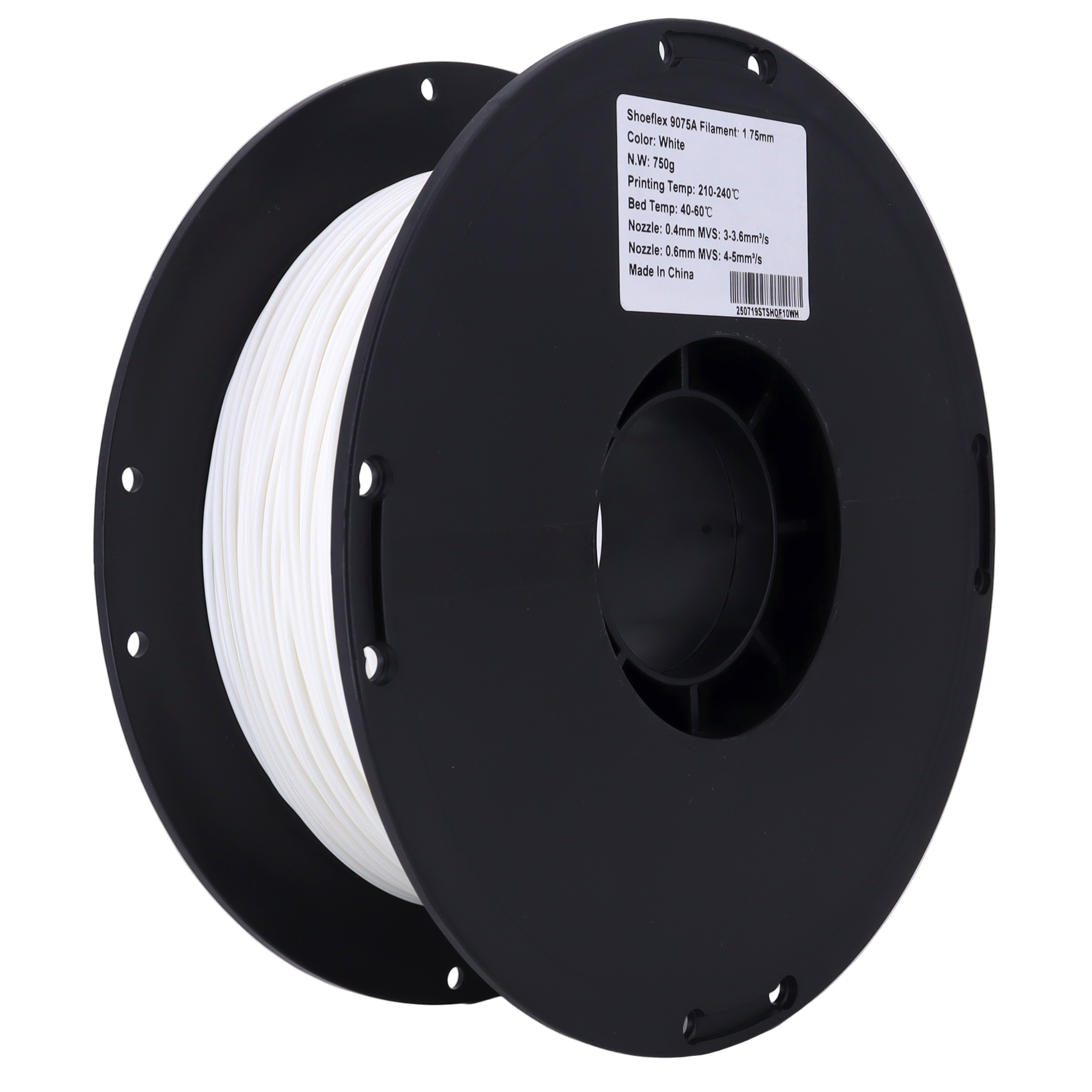 ShoeFlex 9075A - White Filament 1.75mm - FilamentHub