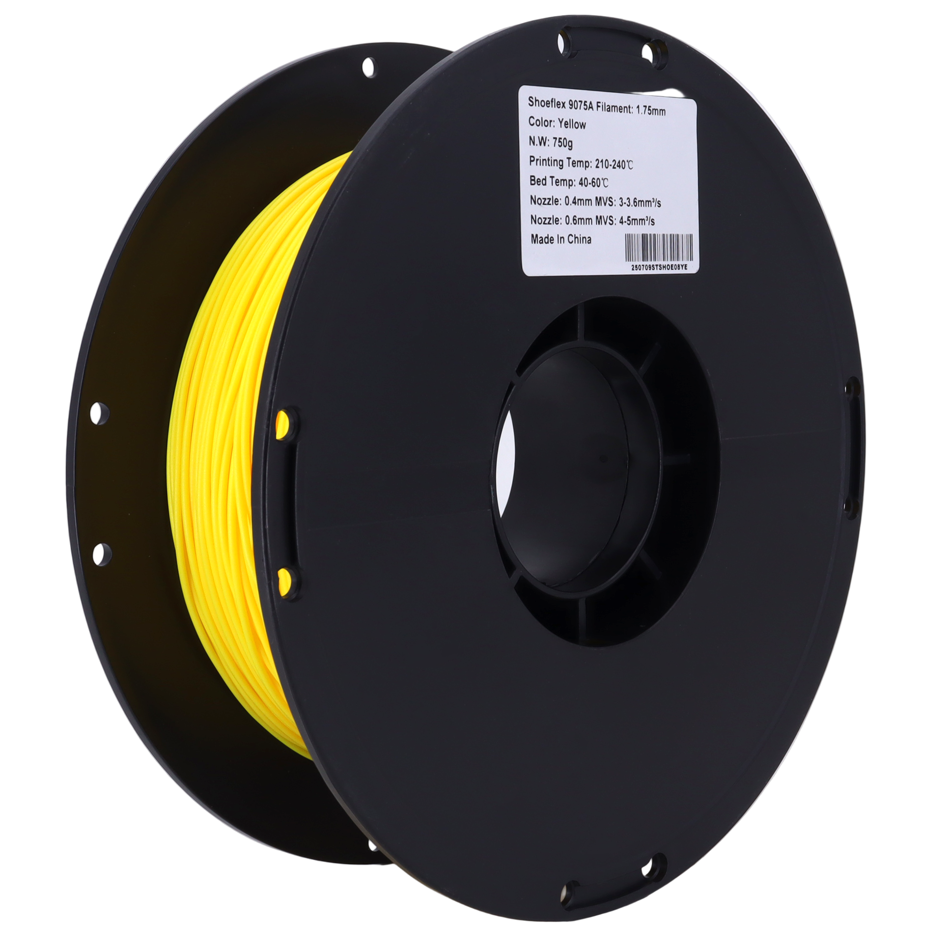 ShoeFlex 9075A - Yellow Filament 1.75mm - FilamentHub