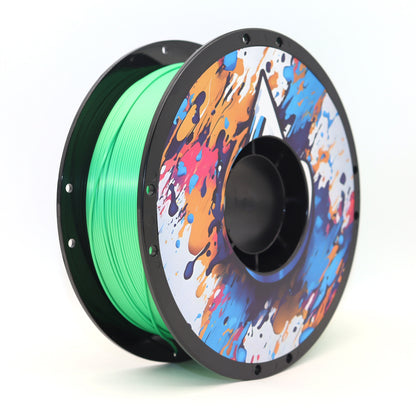PLA Silk - Green Filament 1.75mm - FilamentHub