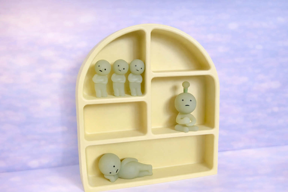 smiskii shelf, 3D printed in PLA Matte Pastel Yellow