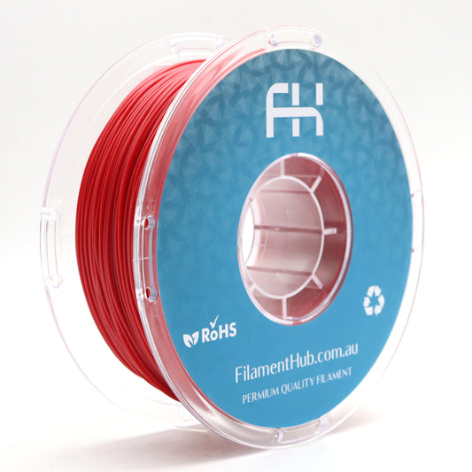 FilamentHub TPU 95A Red 1.75mm 3D Printer Filament Spool