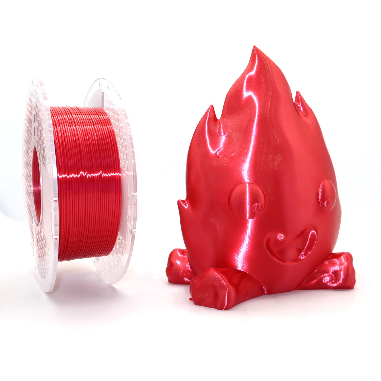 FilamentHub TPU 95a Silk Red 1.75mm 3D Printer Filament Example Model Australia