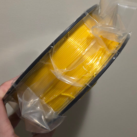 FilamentHub TPU 95a Silk - Yellow 1.75mm 3D Printer Filament Australia