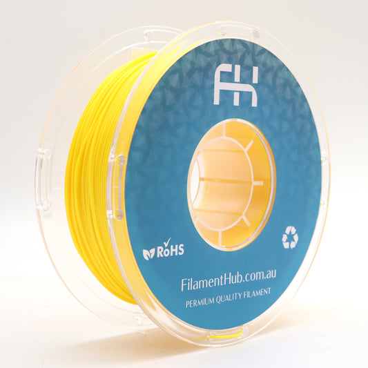 FilamentHub TPU 95A Yellow 1.75mm 3D Printer Filament Spool