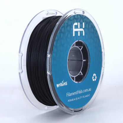 FilamentHub TPU 95a CF Black 1.75mm 3D Printer Filament Spool Australia