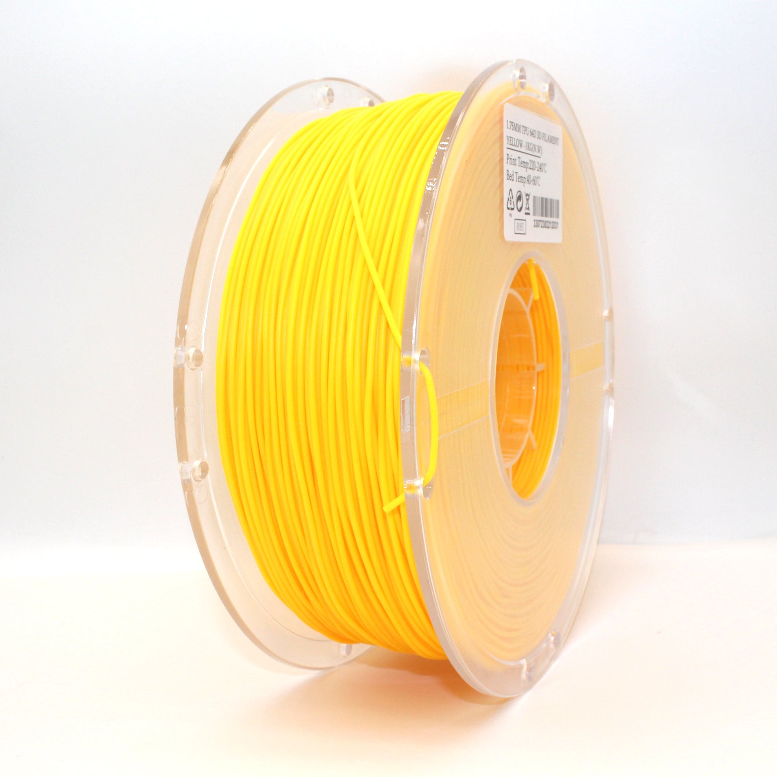 TPU 95a - Yellow Filament 1.75mm - FilamentHub